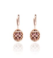 Ohrringe Tsars Collection Dame Alexandra in Silber Cristallo ALE1689RPU